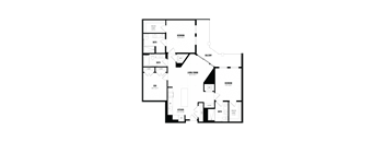 the floor plan of the residence