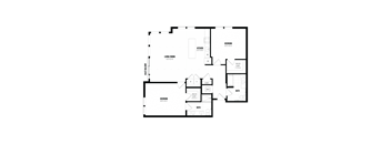 the floor plan of the apartments
