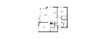 the floor plan of the apartments