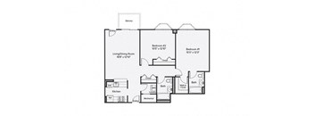 a floor plan of a house