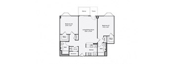 a floor plan of a house