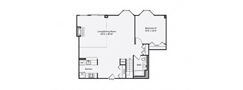 a floor plan of a house