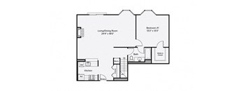 a floor plan of a house