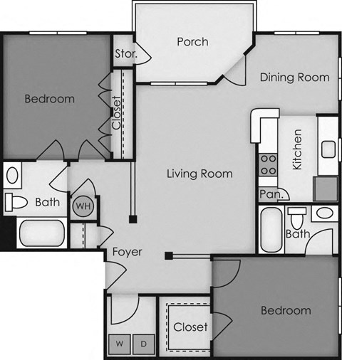 100 Drew Hill Lane 1-3 Beds Apartment for Rent - Photo Gallery 32