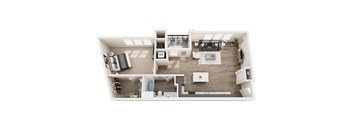 A11 Floor Plan at Pearl DTC, Denver. 80237