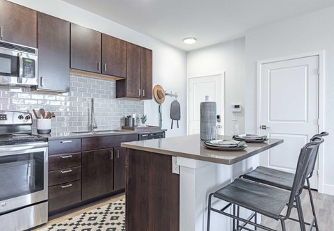 kitchen with stainless steel appliances at RockVue, Broomfield, 80021
