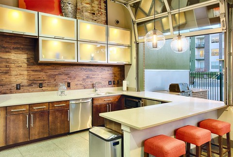 Kitchen Interior at Rockvue, Colorado