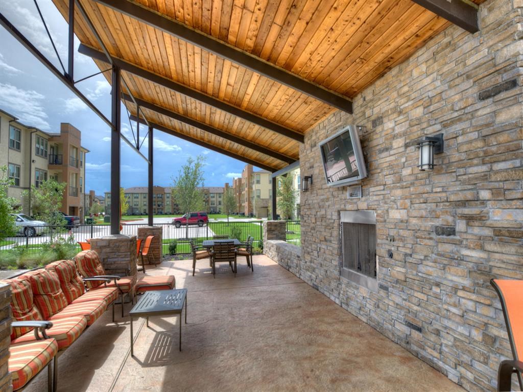 our apartments showcase a beautiful screened in porch