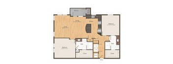 us census designated place | 4 bedroom floor plan | 889 square feet | the melrose