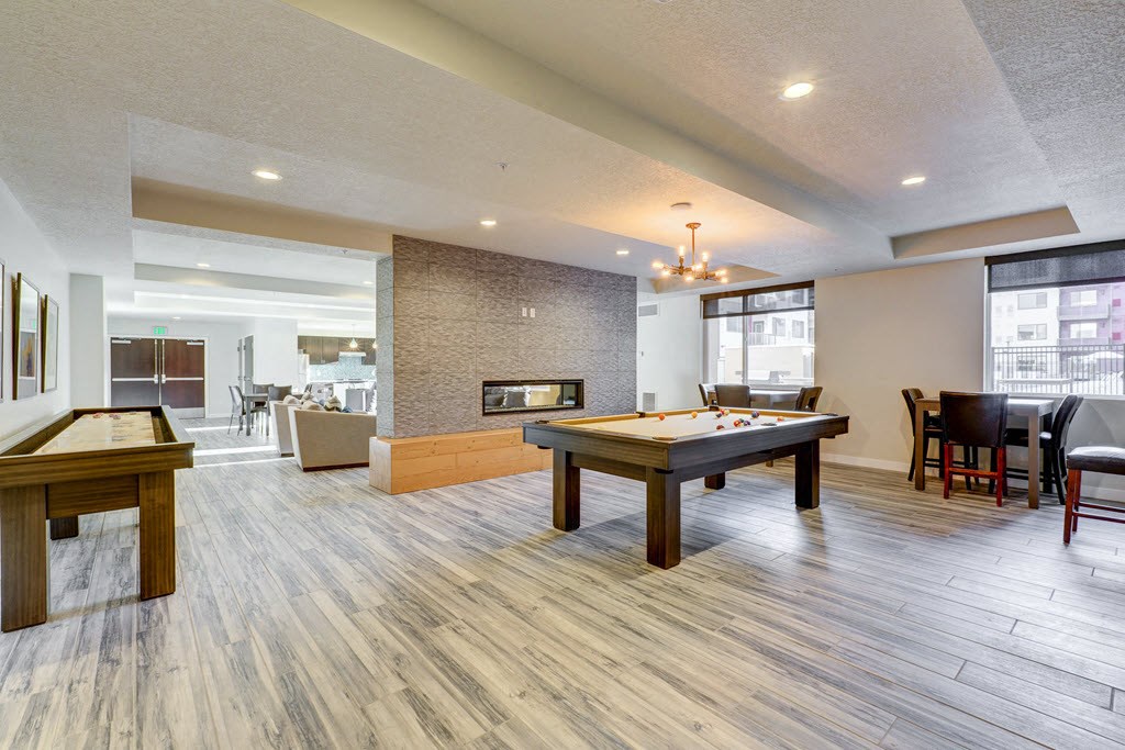 Billiards Table at The Zeller, Salt Lake City, UT, 84115