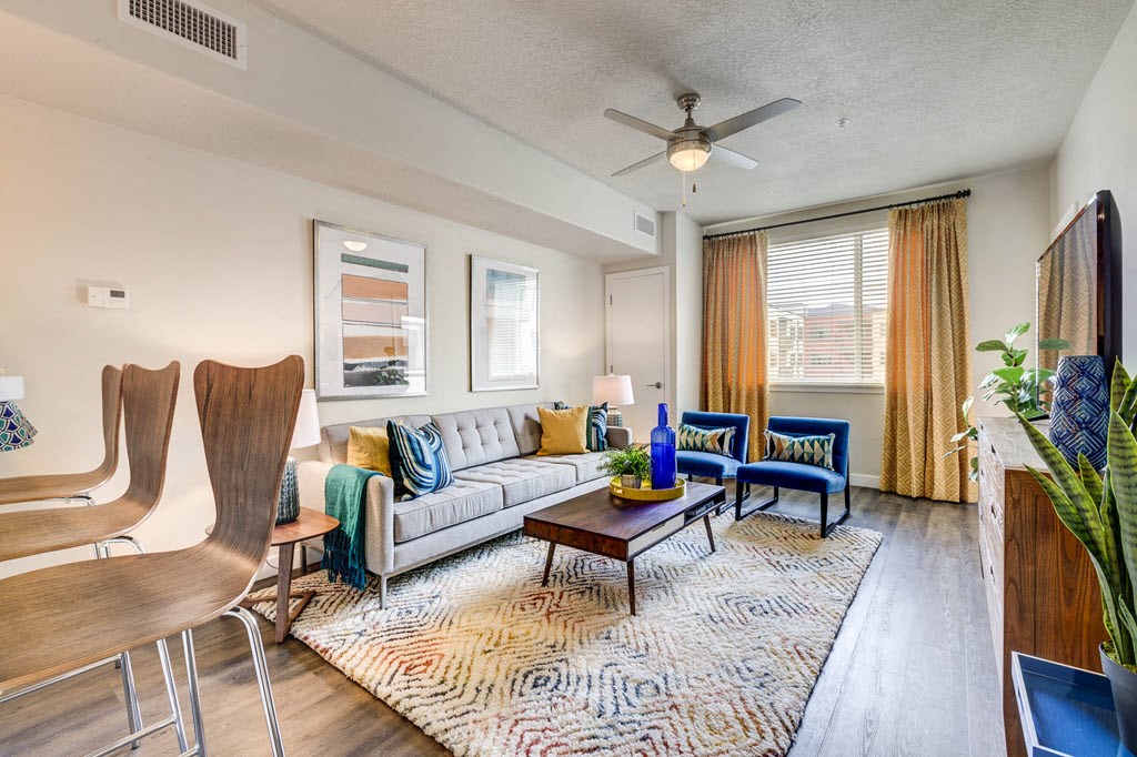Modern Living Room at The Zeller, Utah, 84115