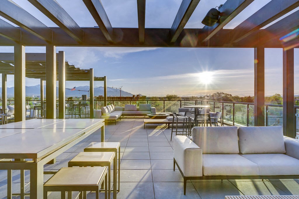 Rooftop Decks at The Zeller, Salt Lake City, UT