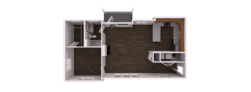 a floor plan of a small apartment
