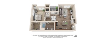 One Bedroom Floor Plan at Rockvue, Broomfield