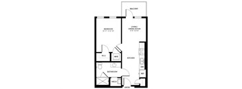 floor plan photo of the berkshire at the shipyard in hoboken, nj