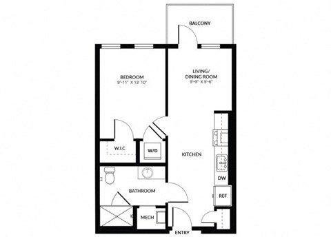 floor plan photo of the berkshire at the shipyard in hoboken, nj
