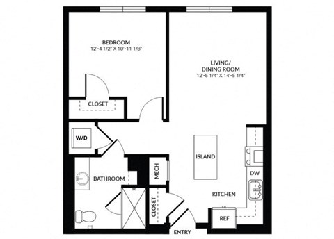 a small floor plan of a house