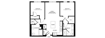 floor plan photo of the residence at the cor in ramsey, mn