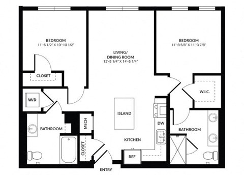 floor plan photo of the residence at the cor in ramsey, mn