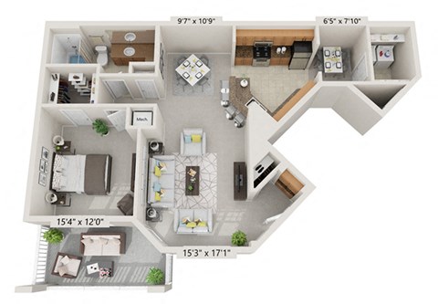 A2 Floor Plan at Tradition at Stonewater, North Carolina, 27519