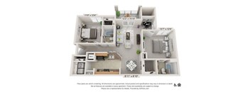 a house is shown with a floor plan