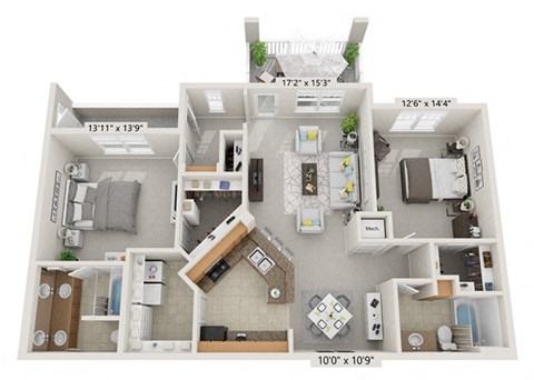 B3 Floor Plan at Tradition at Stonewater, North Carolina, 27519