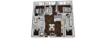 bedroom floor plan an in 2d