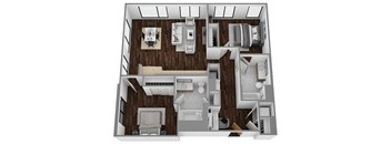 bedroom floor plan an in 2d