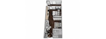 bedroom floor plan | luxury apartments in towson md | the mille brookhaven apartment