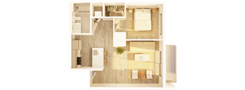 West 1 BR Balcony Bay B