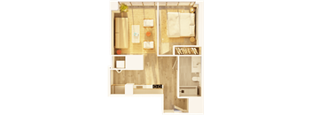 West 1 BR on Promenade