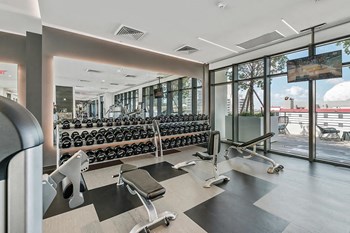 Two Level Fitness Center at Caoba Miami Worldcenter, Miami, 33132 - Photo Gallery 22