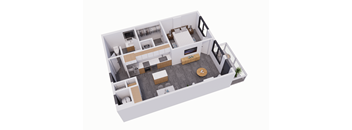 bedroom floor plan of a 2100 sq ft home