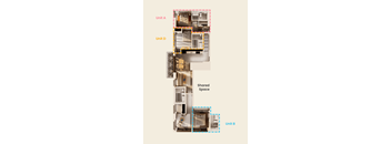 the floor plan of unit a