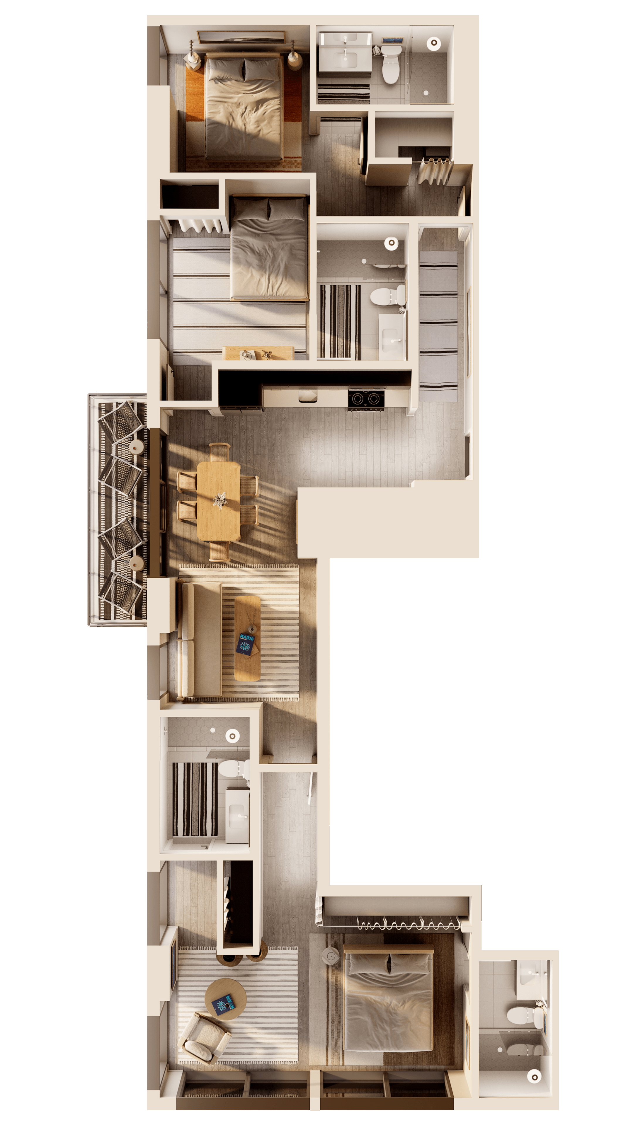 the floor plan of the house
