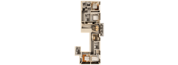 the floor plan of the house