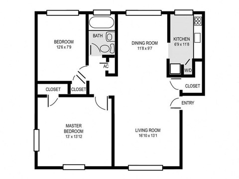 floor plan photo at Parkland Village, Forestville, 20747