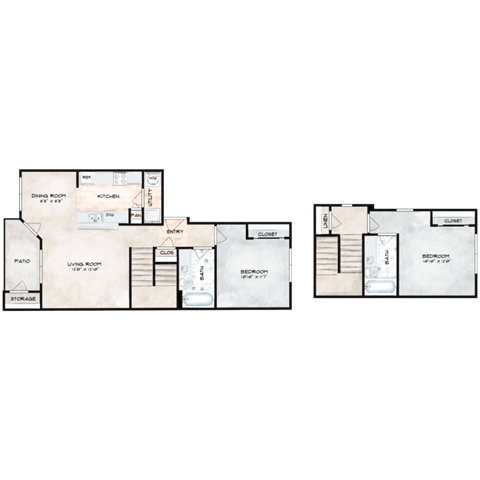 the plan of the eco floor plan