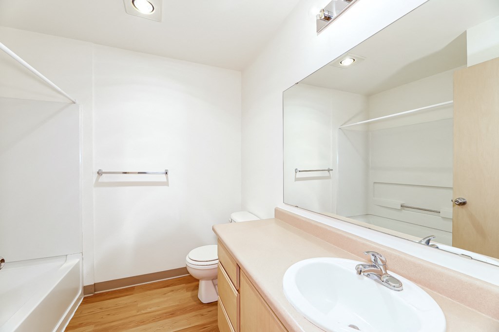 bathroom with sink and mirror