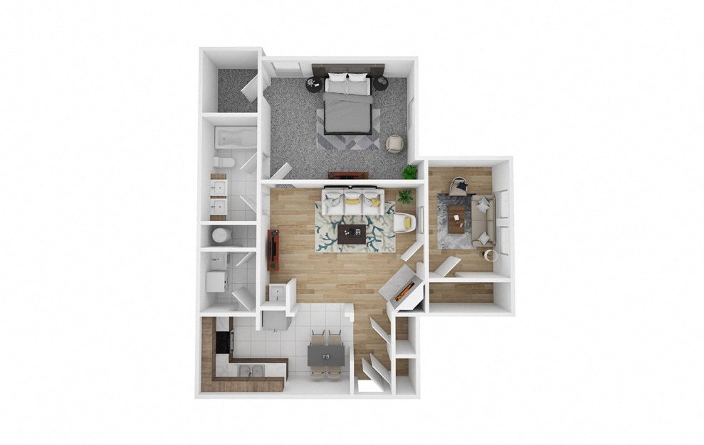 1 Bedroom Floorplan