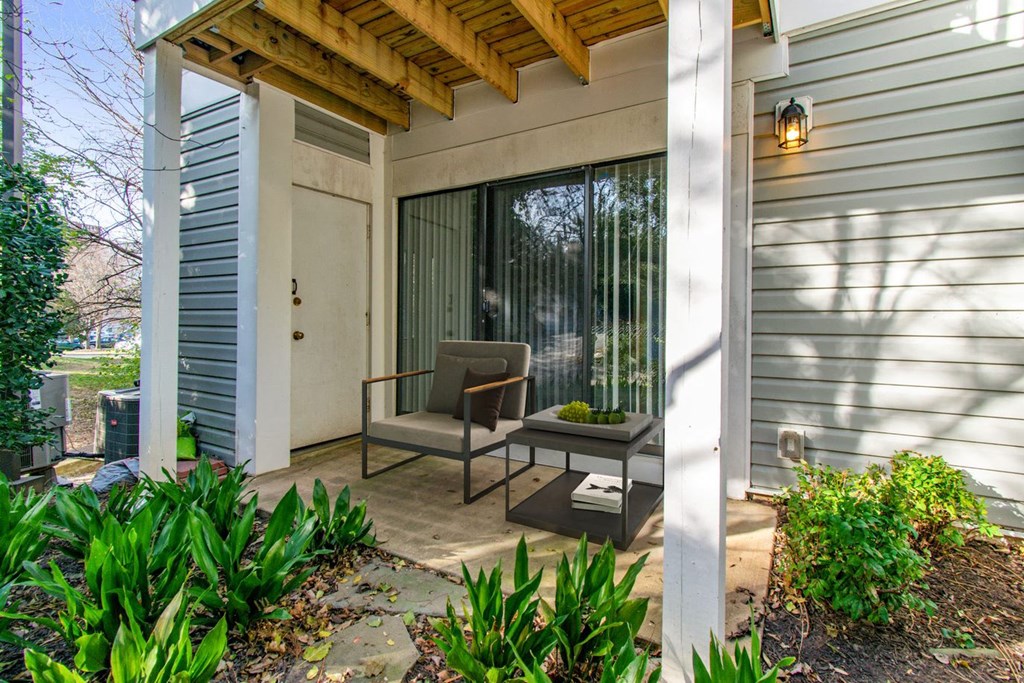 Patio at Elme Bethesda, Bethesda