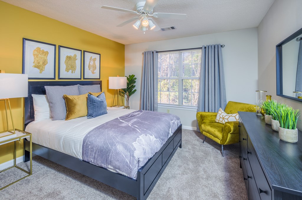 Bedroom area at Elme Conyers Apartments, Conyers, Gorgia
