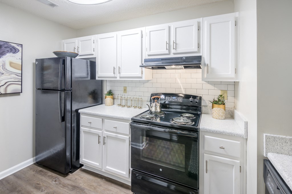 Kitchen area at Elme Conyers Apartments, Conyers, GA