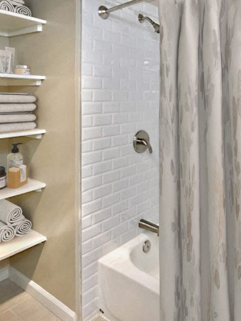 Bathroom with a tub at The Ashby at McLean, McLean Virginia