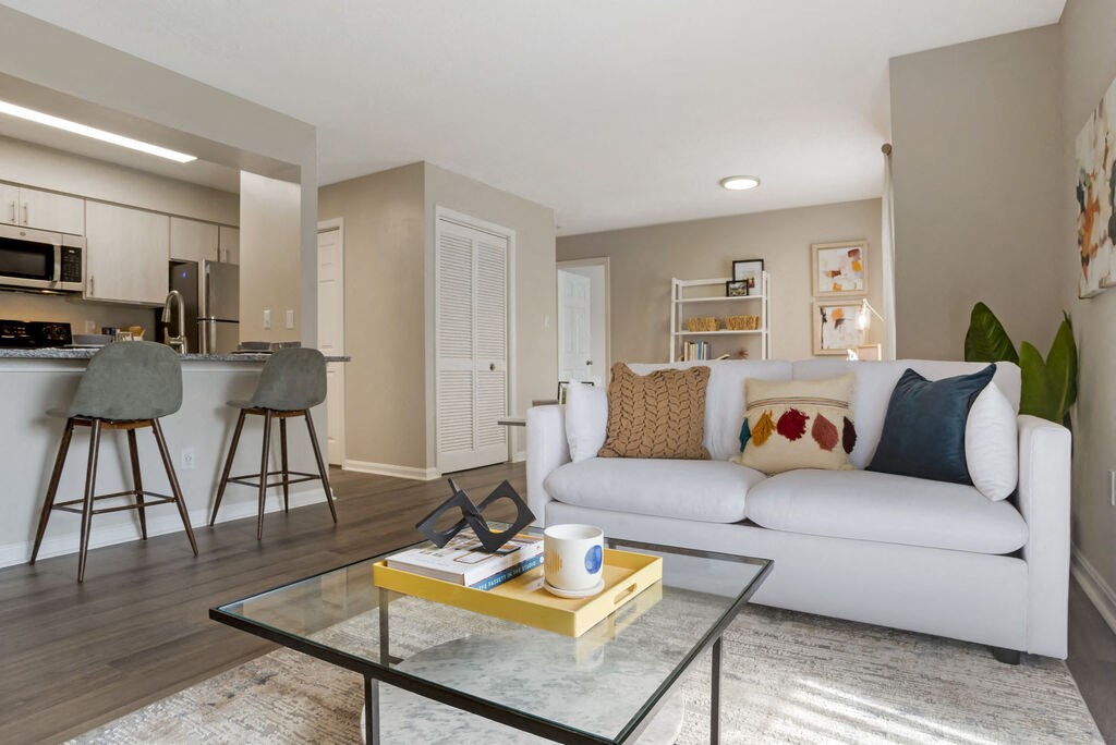 Living Room at Elme Germantown, Germantown, MD