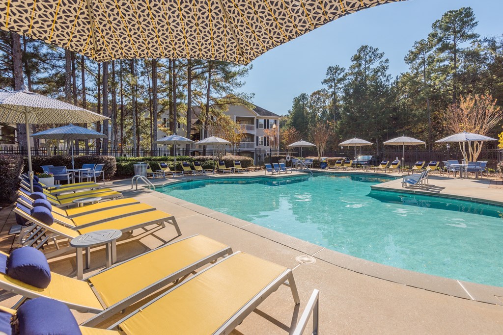Pool patio at Elme Conyers Apartments, Conyers, GA