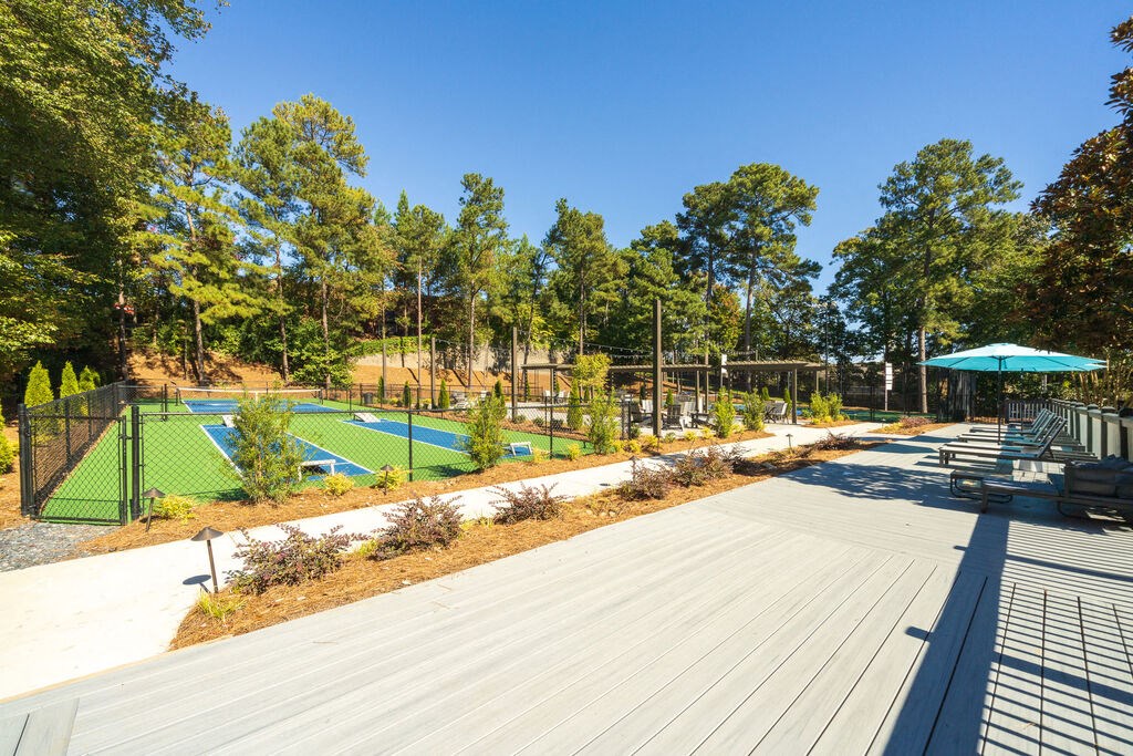 Deck at Elme Cumberland Apartments, Georgia