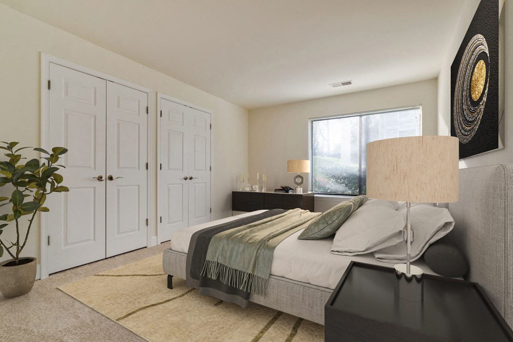 Bedroom at Elme Bethesda, Maryland