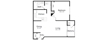 Beauregard - A1A Floor Plan at Elme Manassas, Manassas, VA