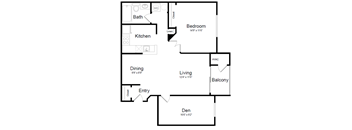 Longstreet - B1A Floor Plan at Elme Manassas, Manassas, Virginia